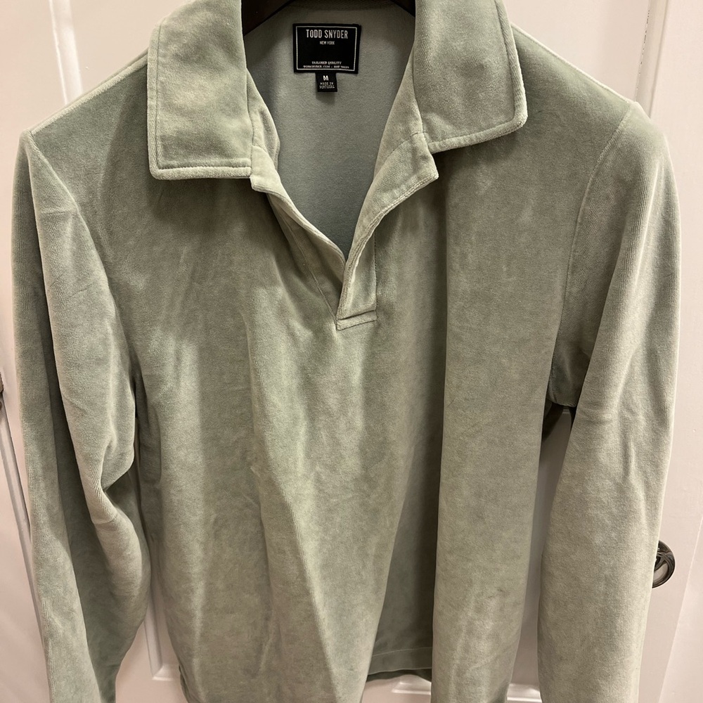 Todd Snyder Sage Green Pullover